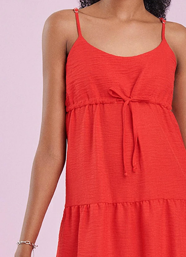 Authoria - Vestido Marias Vermelho Vermelho 4