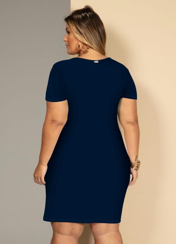 Quintess - Vestido Marinho com Bolsos 2