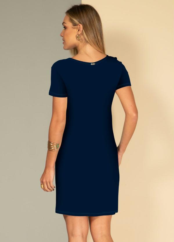 Quintess - Vestido Marinho com Bolsos 4