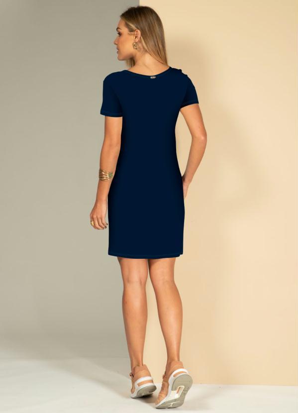 Quintess - Vestido Marinho com Bolsos 6