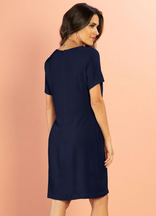 Quintess - Vestido Marinho com Bolsos 2