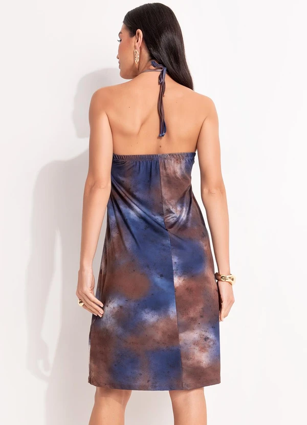 Quintess - Vestido Marmorizado em Malha Fria 5