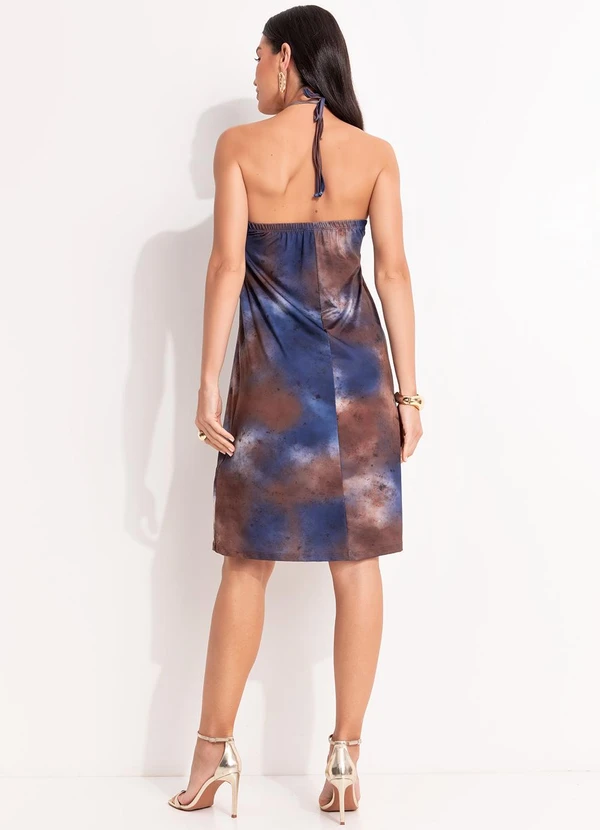 Quintess - Vestido Marmorizado em Malha Fria 3