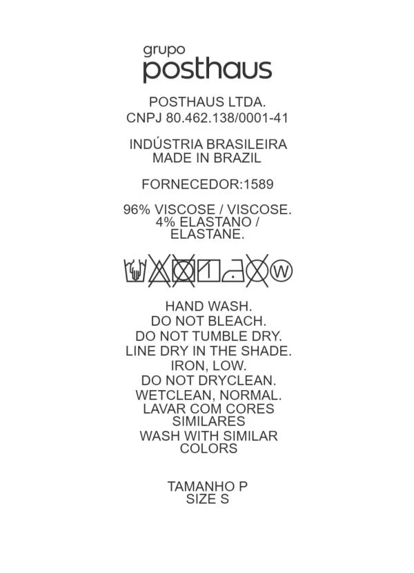 Quintess - Vestido Marrom em Malha de Viscose 10