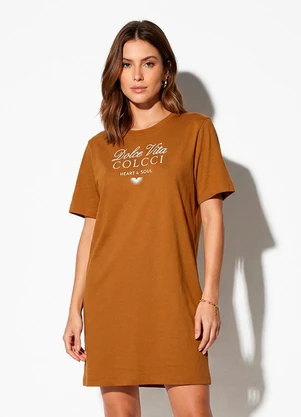 Colcci - Vestido Marrom - COLCCI