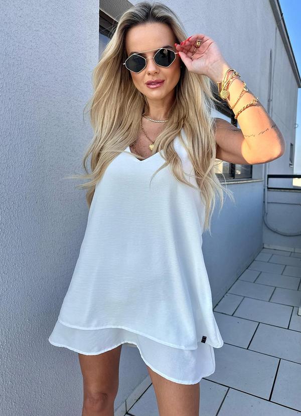 Amo Brand - Vestido Maya sem Mangas Off White