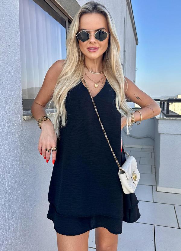 Amo Brand - Vestido Maya sem Mangas Preto