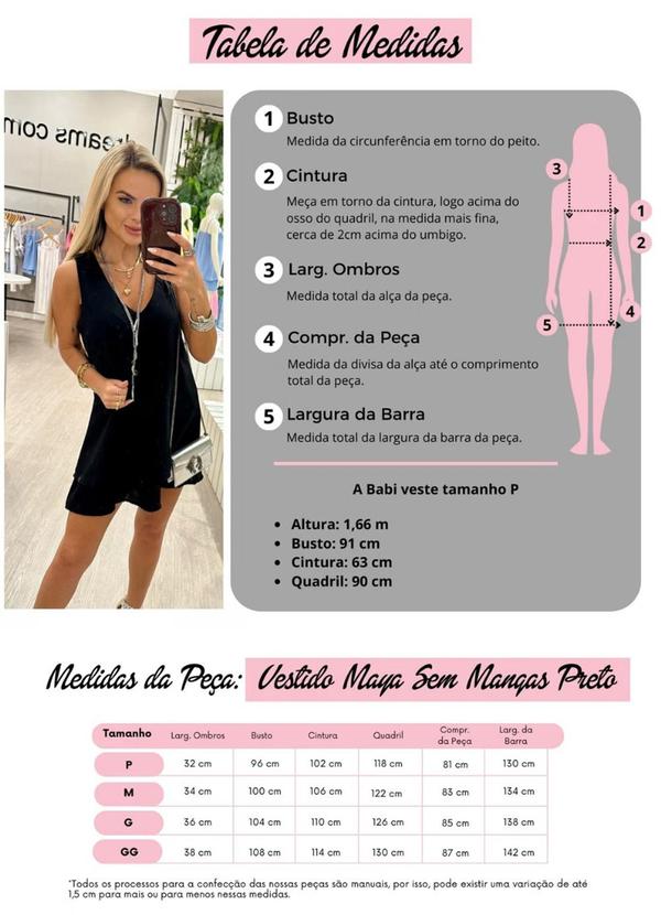 Amo Brand - Vestido Maya sem Mangas Preto 5