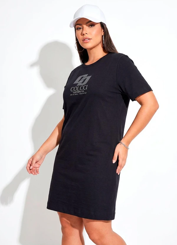 Colcci - Vestido Midi Preto