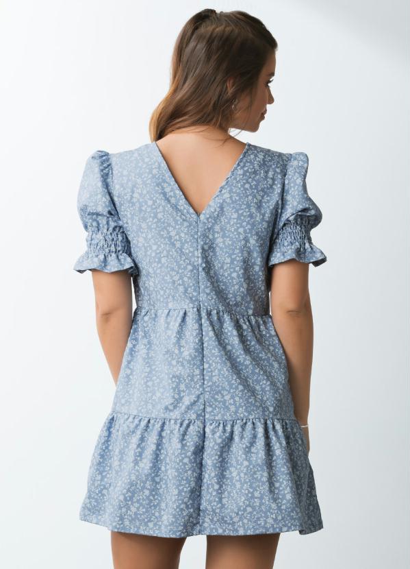 Quintess - Vestido Mini Floral com Recortes 8