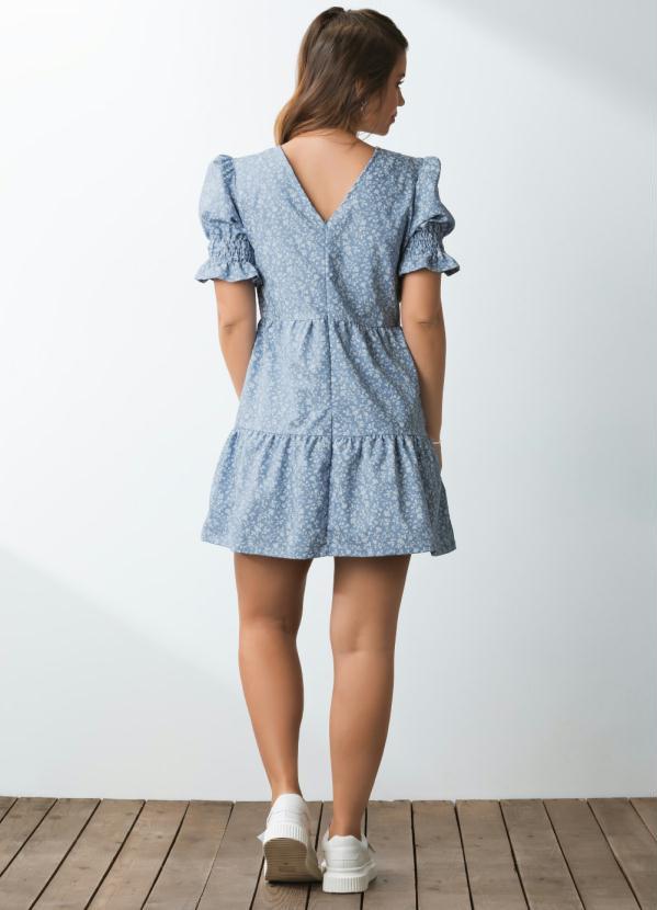 Quintess - Vestido Mini Floral com Recortes 6