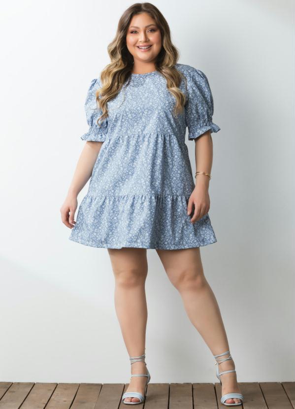 Quintess - Vestido Mini Floral com Recortes 3