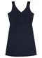 Outlet - Vestido Minimalist Charm Adulto Feminino Azul - variação: Azul