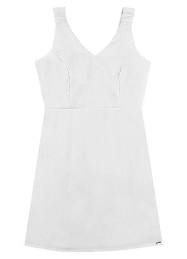 Rezzato - Vestido Minimalist Charm Adulto Feminino Branco 3