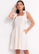 Vestido Natural em Linho
