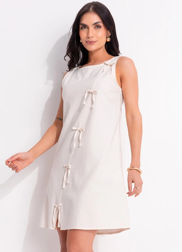 Quintess - Vestido Natural em Linho 8