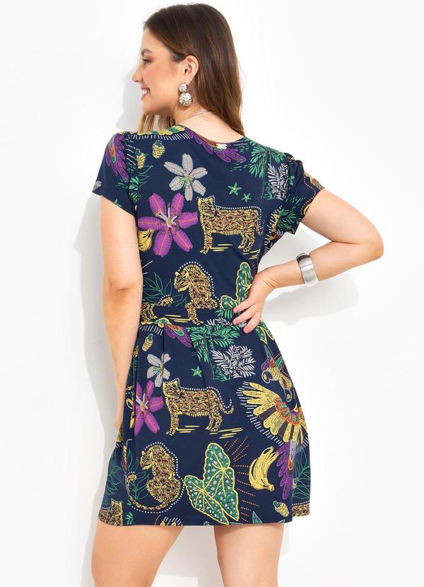 Quintess - Vestido Natureza Color em Malha de Viscose 2