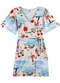 Outlet - Vestido Oásis de Verão Adulto Feminino Branco - variação: Branco
