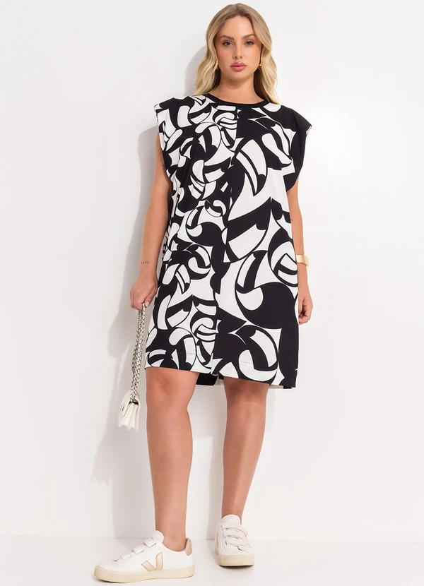 Farm - Vestido Ombreira Preto 10