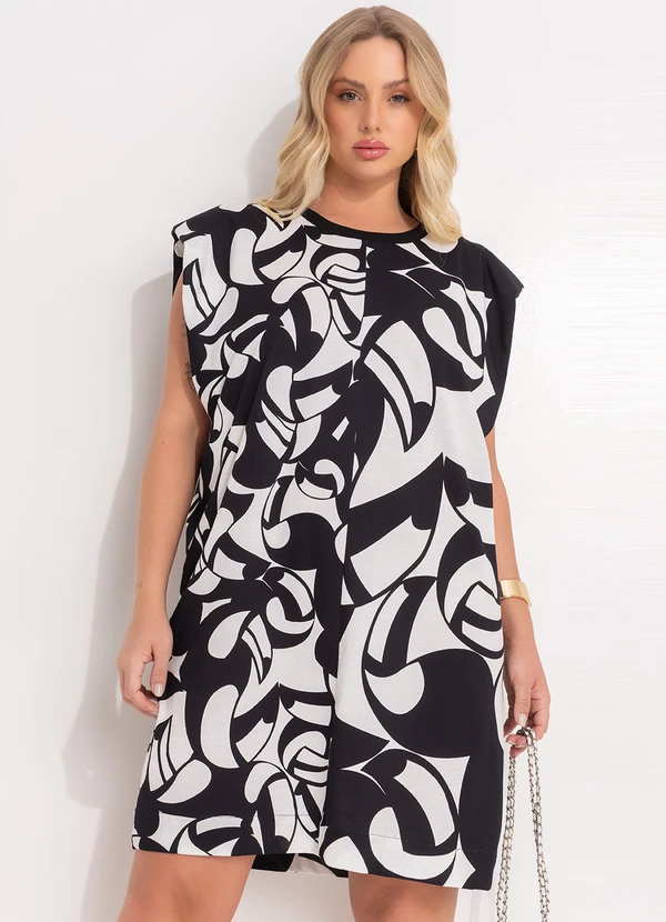 Farm - Vestido Ombreira Preto 8