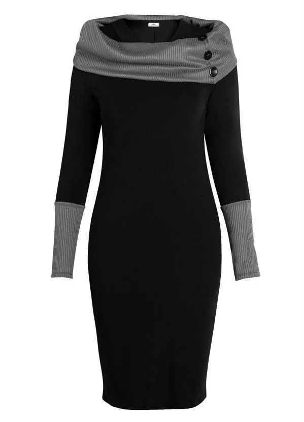 Queima Estoque - Vestido Ombro a Ombro Preto 6