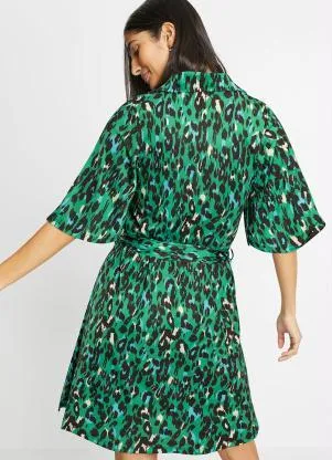 bonprix - Vestido Onça em Malha Fria - BONPRIX