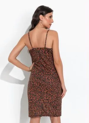 Moda Pop - Vestido Oncinha com Alças - MODA POP