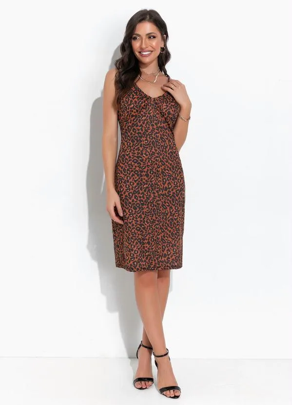 Moda Pop - Vestido Oncinha com Alças 3