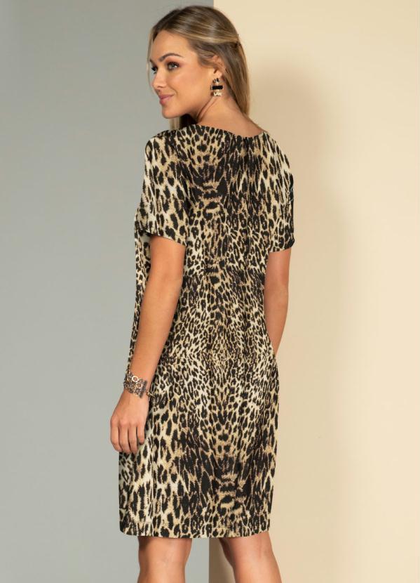 Outlet - Vestido Oncinha com Bolsos 2