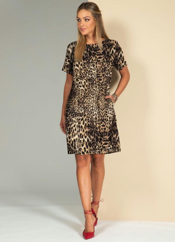 Outlet - Vestido Oncinha com Bolsos 3