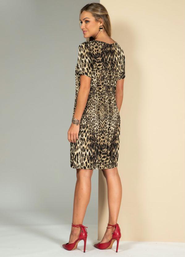 Outlet - Vestido Oncinha com Bolsos 4