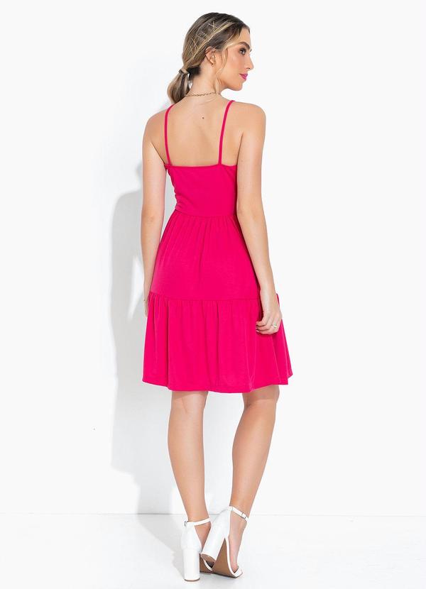 Moda Pop - Vestido Pink com Recortes e Alças 7