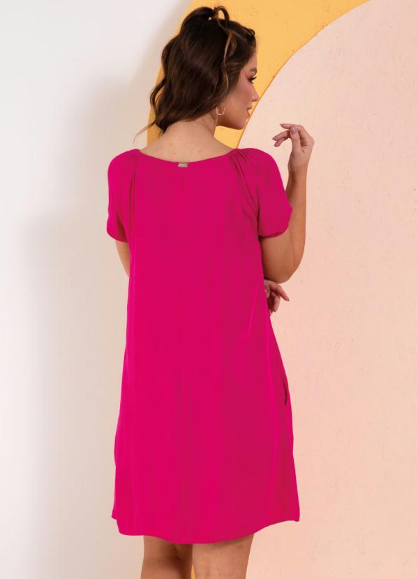 Quintess - Vestido Pink Curto com Bolsos 2