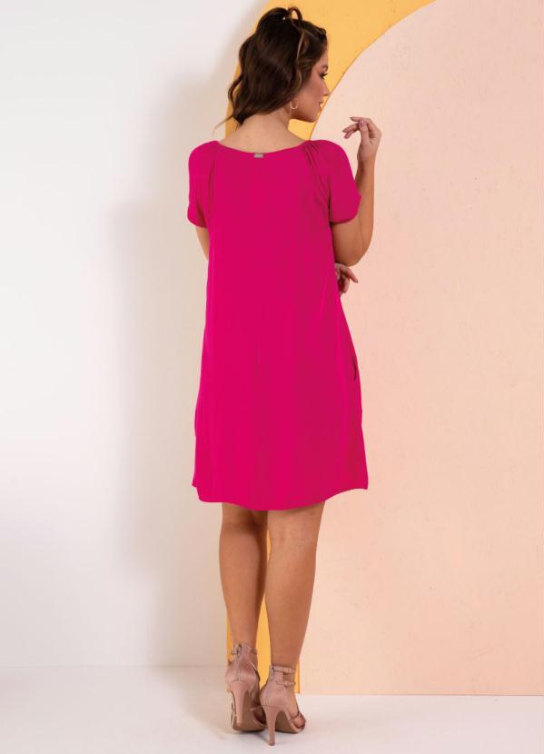 Quintess - Vestido Pink Curto com Bolsos 4
