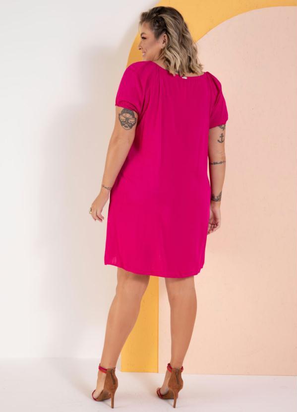 Quintess - Vestido Pink Curto com Bolsos 9