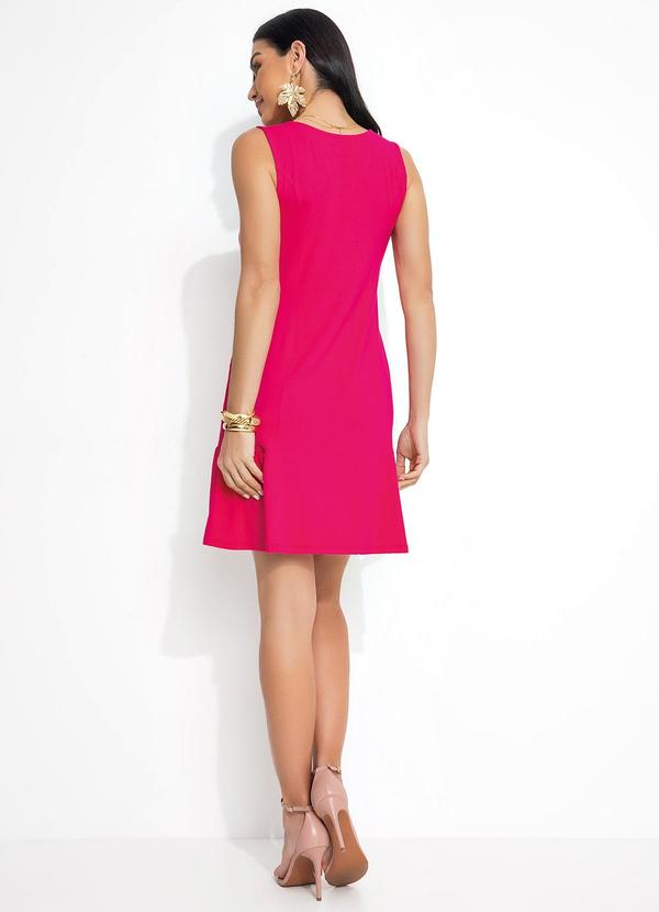 Quintess - Vestido Pink em Malha de Viscose 4