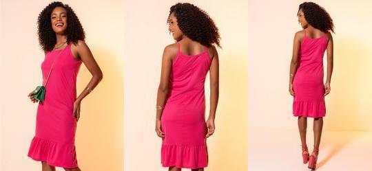 Vestido Pink em Malha
