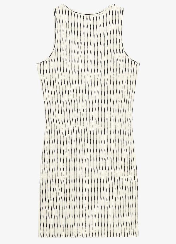 Infinita Cor - Vestido Plus Size Estampado Infinita Cor Bege 2