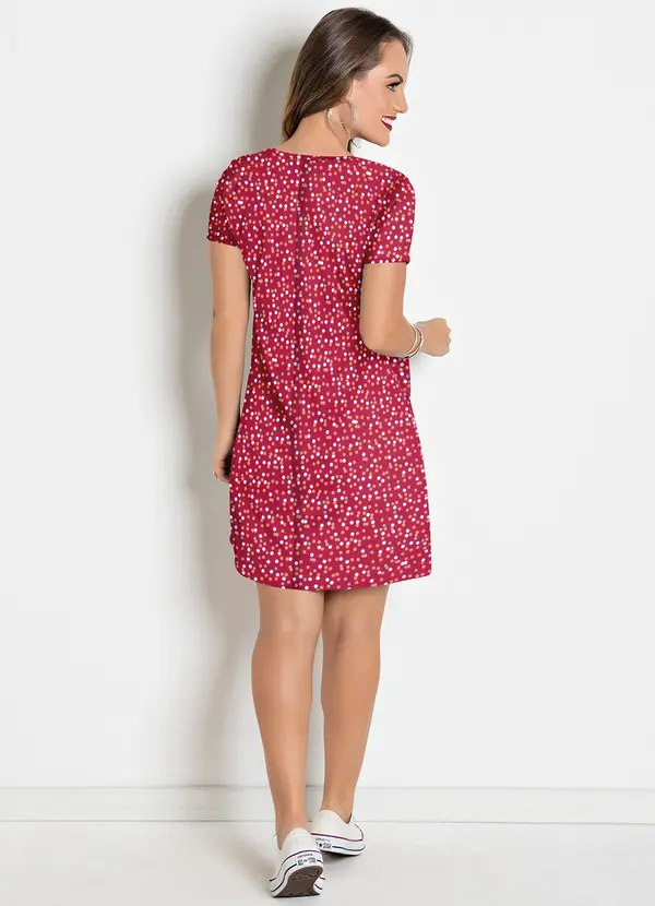 Moda Pop - Vestido Poá Colorido em Malha 4