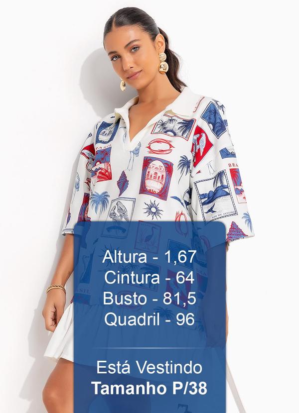 Farm - Vestido Polo Tropical Vintage Off White 5