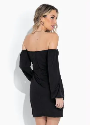 Moda Pop - Vestido Preta Ciganinha - MODA POP