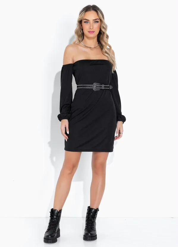 Moda Pop - Vestido Preta Ciganinha 4