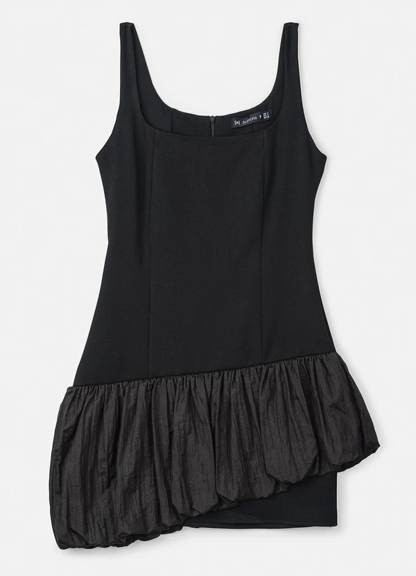 Authoria - Vestido Preto Balonê Preto 6