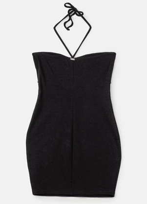 Authoria - Vestido Preto com Amarração Preto - AUTHORIA