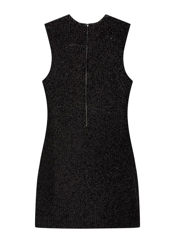 Enfim - Vestido Preto Curto em Paetê 2