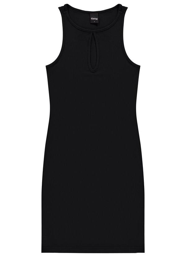 Enfim - Vestido Preto Curto Justo