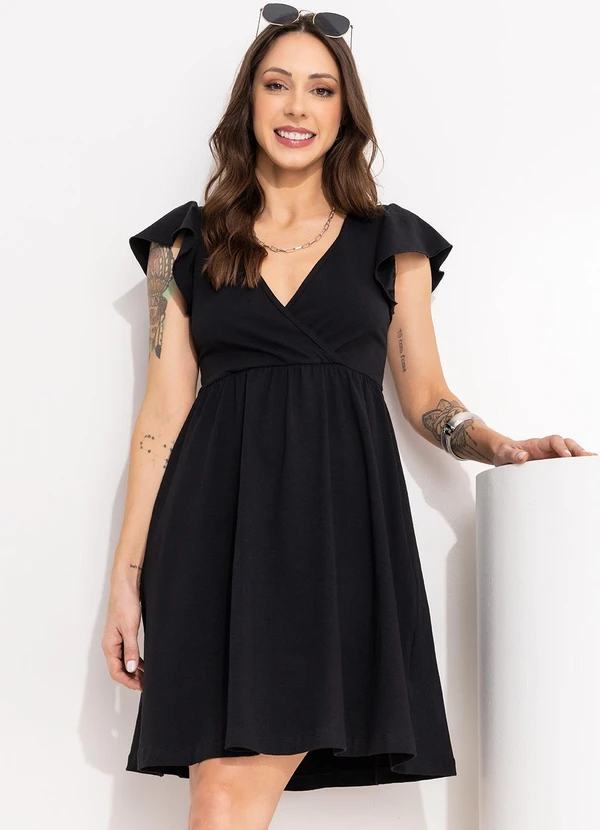 Bimini - Vestido Preto em Cotton