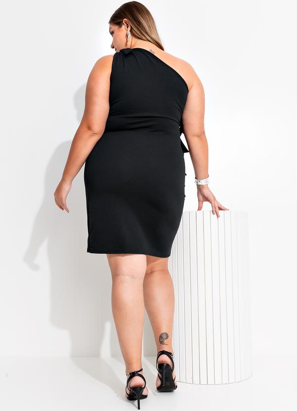 Quintess - Vestido Preto em Malha Crepe 5