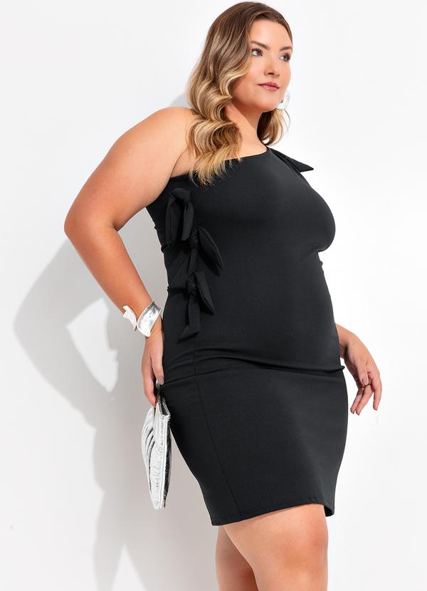 Quintess - Vestido Preto em Malha Crepe 2