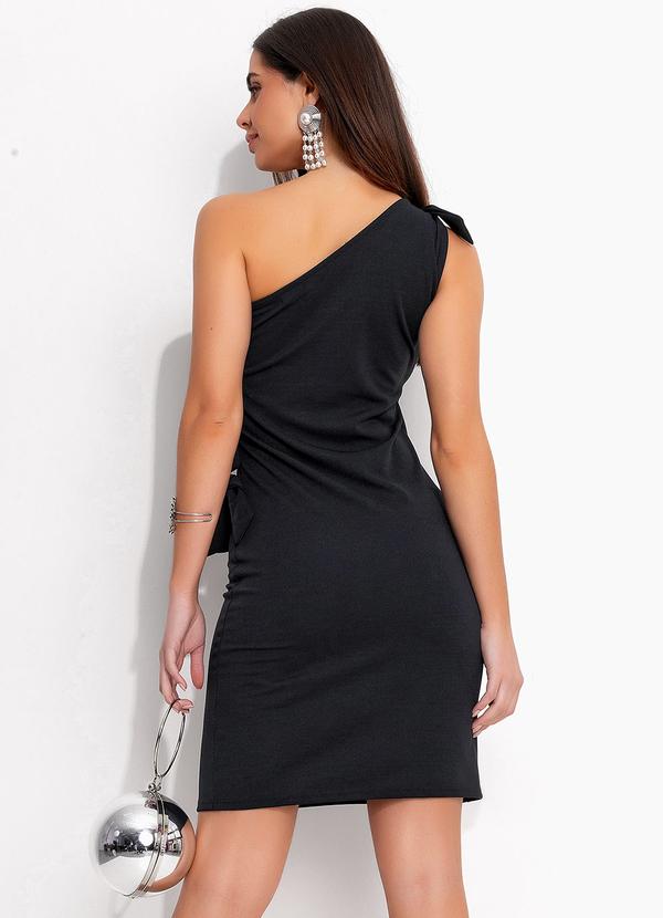 Quintess - Vestido Preto em Malha Crepe 14